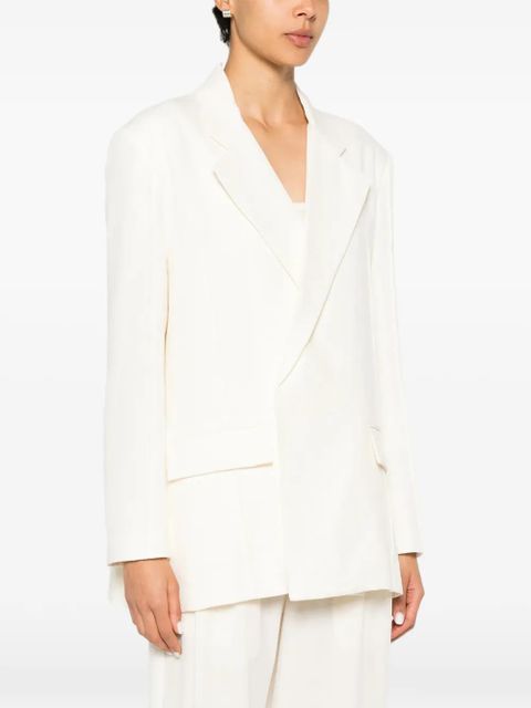 Eleh double-breasted blazer - Neutrals