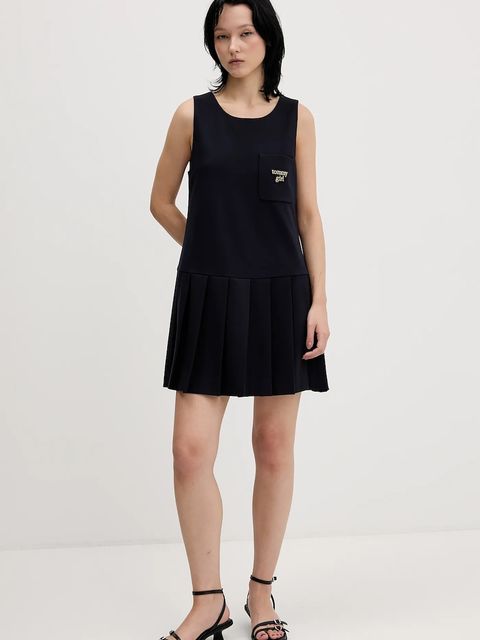 Tommy Jeans sukienka kolor granatowy mini rozkloszowana DW0DW22496