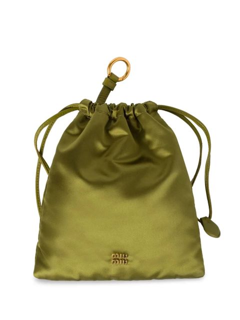 Miu Miu Edera clutch bag - Green