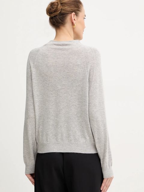 MAX&Co. sweter wełniany damski kolor szary lekki 2526366024200 - zdjęcie produktu nr 2