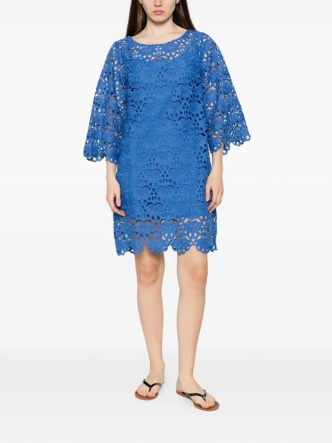 TWINSET guipure-lace scalloped dress - Blue - zdjęcie produktu nr 2