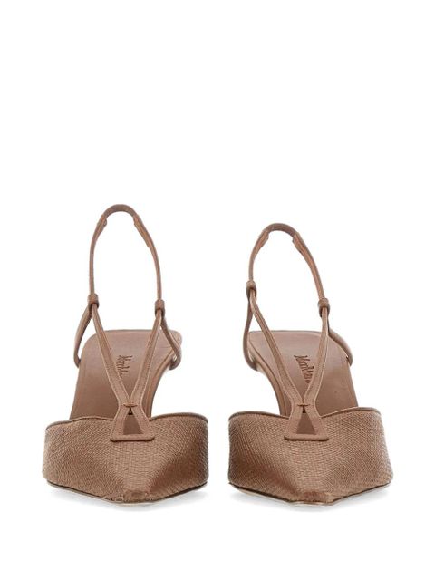 Max Mara sling-back pumps - Brown