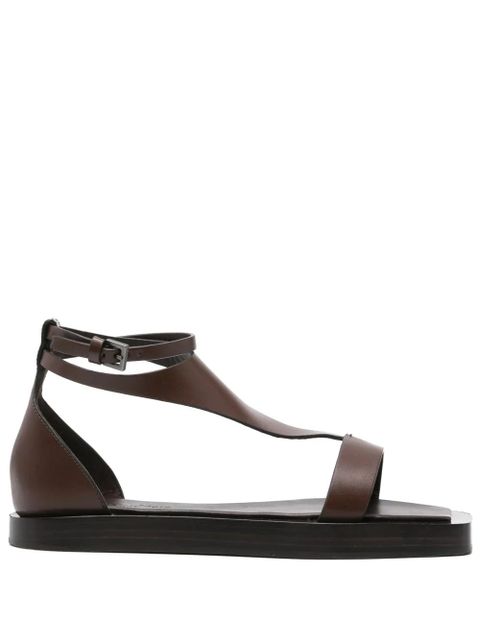 Max Mara leather sandals - Brown - zdjęcie produktu nr 1