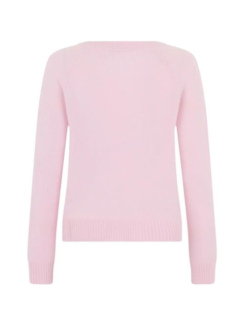 Weekend Max Mara long-sleeve crewneck sweater - Pink - zdjęcie produktu nr 2