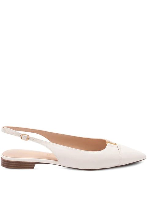 TWINSET pointed slingback pumps - Neutrals - zdjęcie produktu nr 1