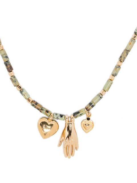 ISABEL MARANT charm necklace - Green