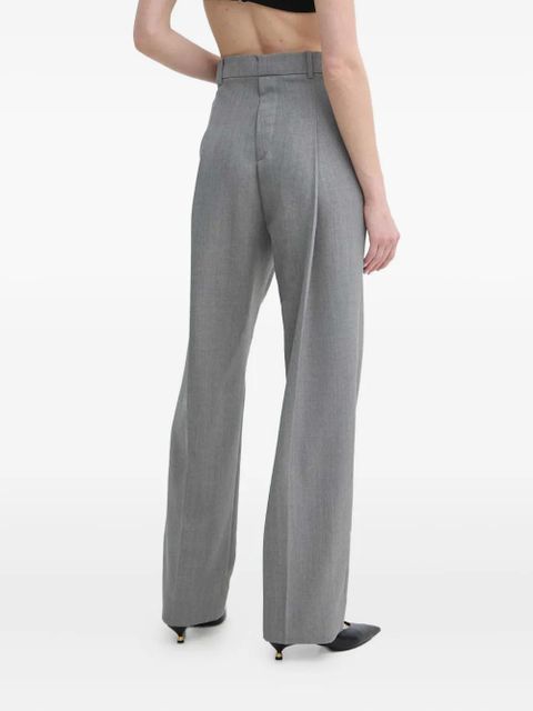 Victoria Beckham flap-pocket trousers - Grey