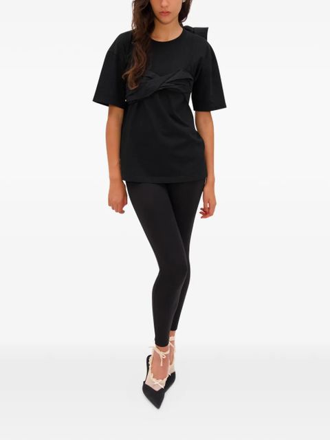 AREA taffeta-knot T-shirt - Black - zdjęcie produktu nr 2