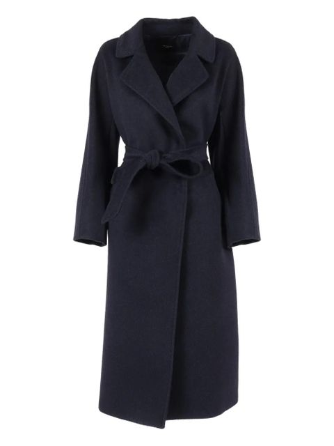 Weekend Max Mara Tempera belted coat - Blue - zdjęcie produktu nr 1