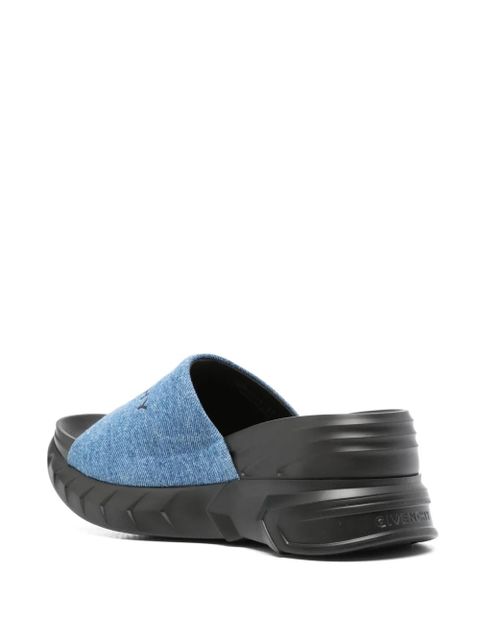 Givenchy Marshmallow denim platform sandals - Blue