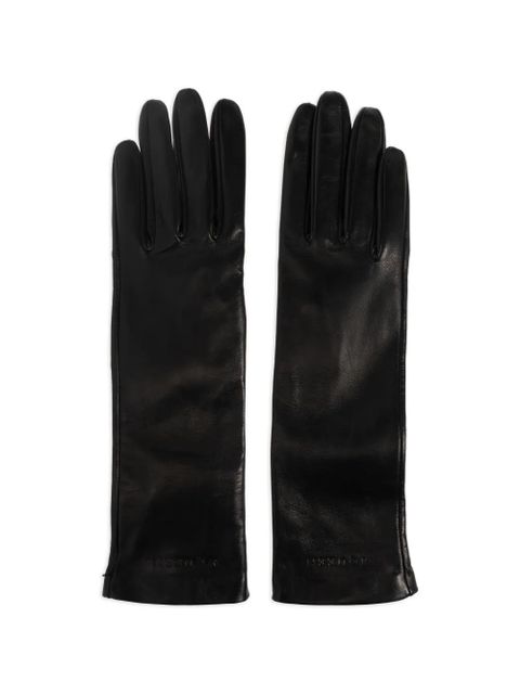 Alexander McQueen logo-detail gloves - Black - zdjęcie produktu nr 1