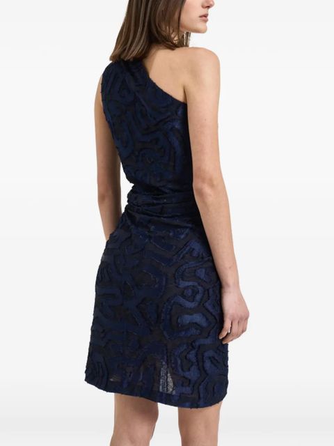 ISABEL MARANT Liliana one-shoulder fil coupé dress - Blue