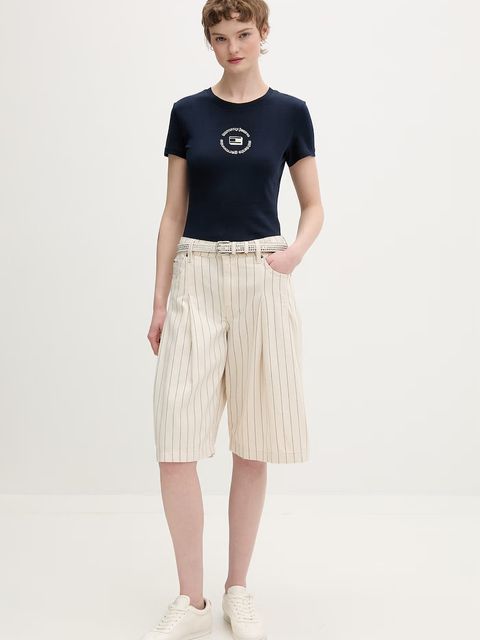 Tommy Jeans t-shirt basic damski bawełniany - zdjęcie produktu nr 1