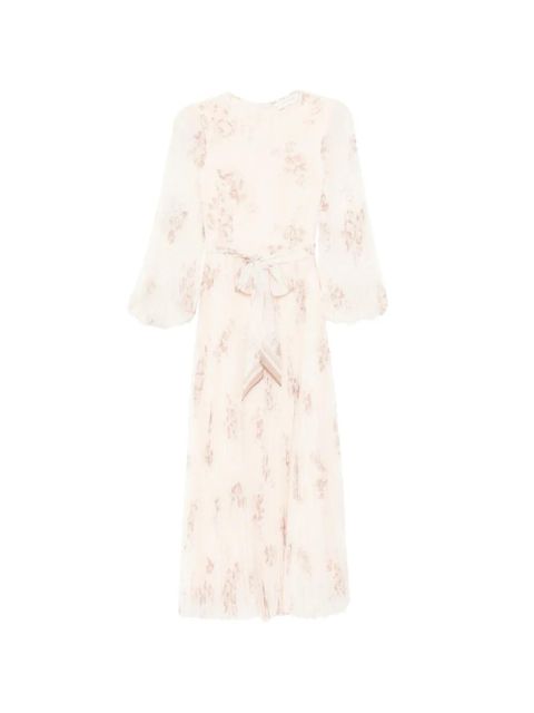 ZIMMERMANN Sunray midi dress - Neutrals - zdjęcie produktu nr 1