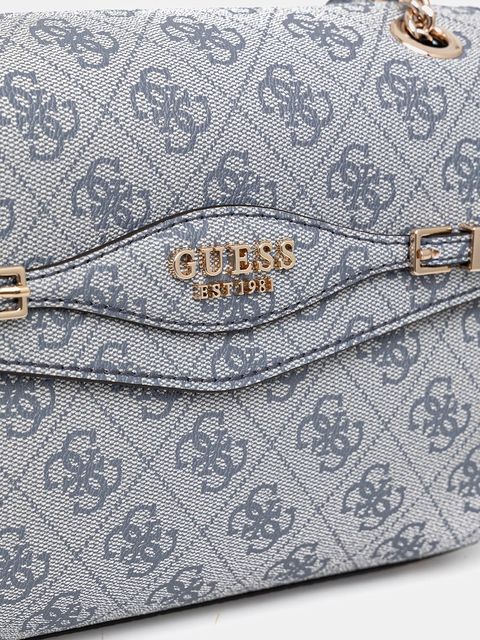 Guess torebka KATYA kolor niebieski HWSG96 52210