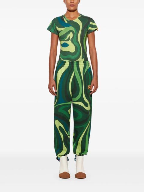 PUCCI fleece track pants - Green