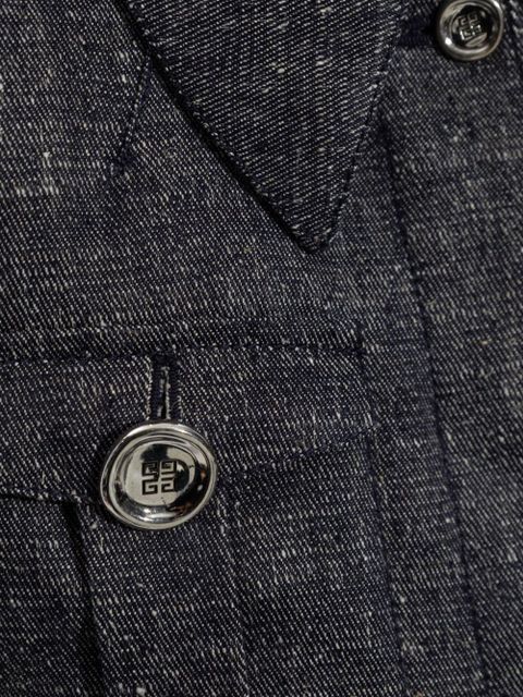 Givenchy 4G cropped jacket - Blue