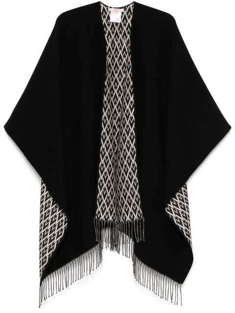 Valentino Garavani Toute La V poncho - Black - zdjęcie produktu nr 1