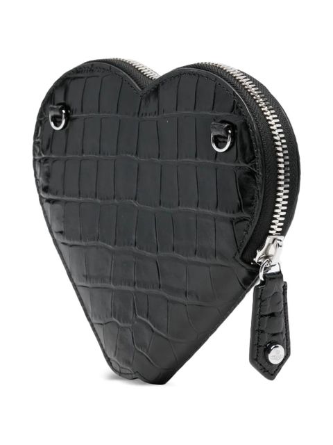 Vivienne Westwood heart-shape crossbody bag - Black