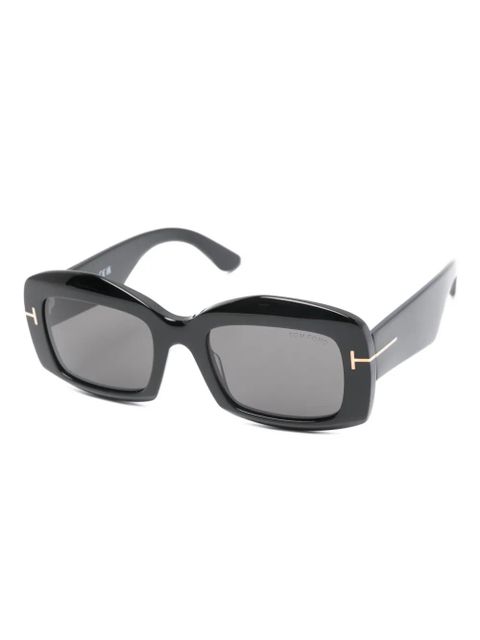 TOM FORD Eyewear oval-frame venetiatr sunglasses - Black - zdjęcie produktu nr 2