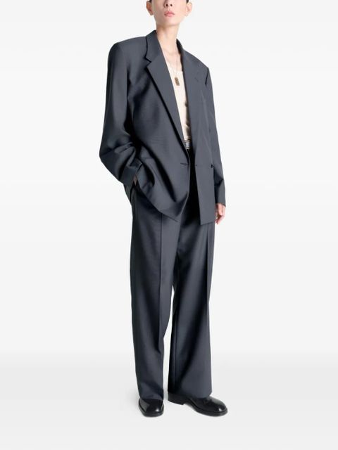 LEMAIRE tailored straight trousers - Grey