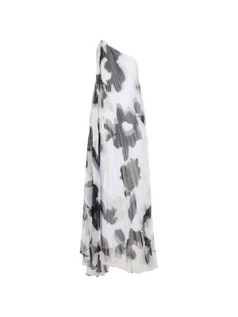 Max Mara one-shoulder pleated maxi dress - White - zdjęcie produktu nr 2