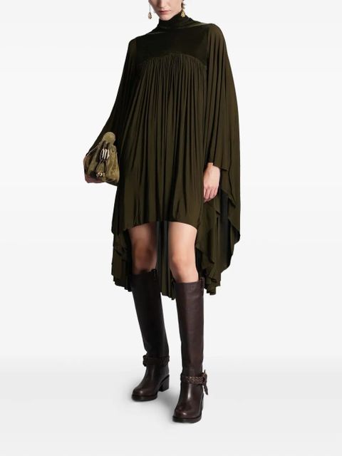 ZIMMERMANN Memento high-neck pleated dress - Green