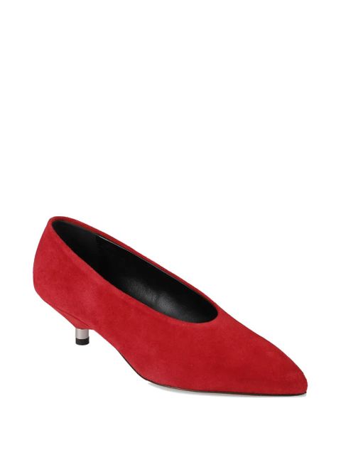 ISABEL MARANT 45mm Ebisa pointed-toe pumps - Red - zdjęcie produktu nr 2