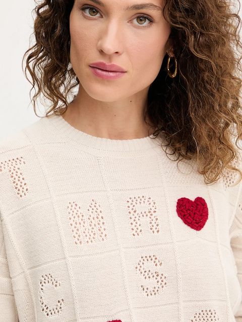 Twinset sweter z wełną