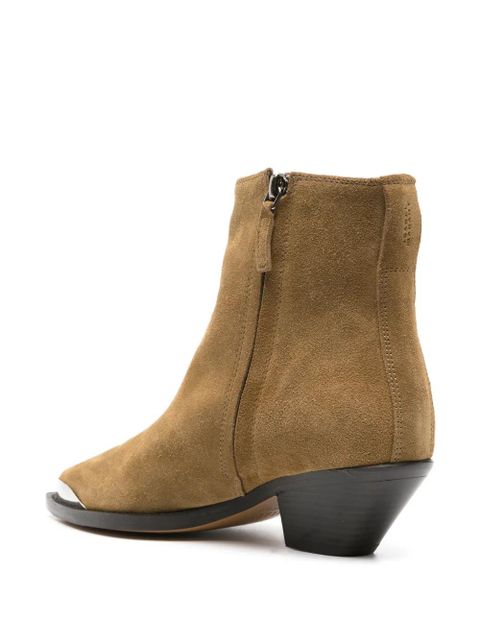 ISABEL MARANT Adnae suede ankle boots - Neutrals
