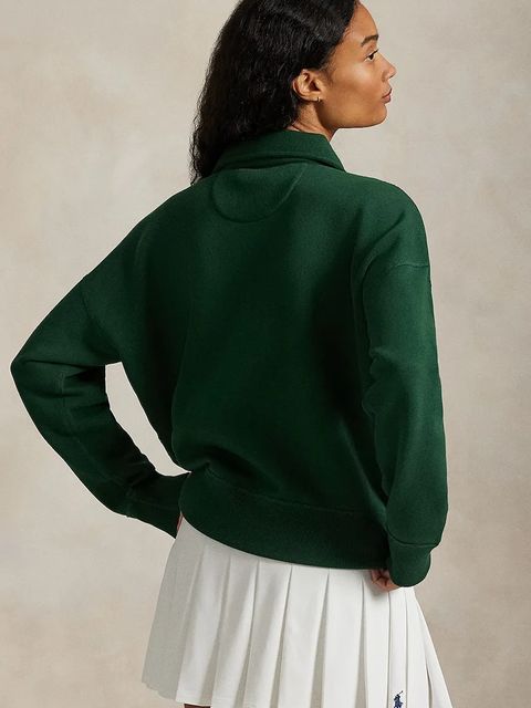 Polo Ralph Lauren bluza damska kolor zielony z nadrukiem 211971753