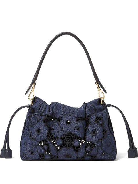 FENDI medium Mamma Baguette shoulder bag - Blue - zdjęcie produktu nr 1