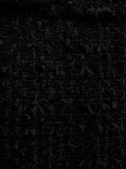 BOSS spódnica z domieszką wełny kolor czarny mini rozkloszowana 50548094