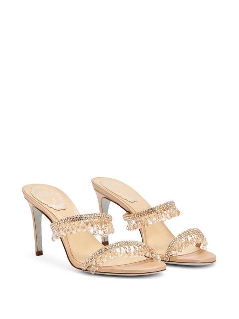 René Caovilla 80mm Chandelier mules - Neutrals - zdjęcie produktu nr 2