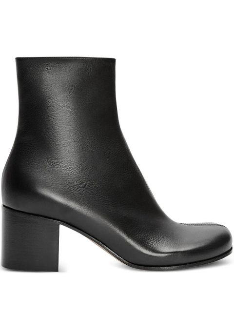 LOEWE 60mm leather block-heel ankle boots - Black - zdjęcie produktu nr 1