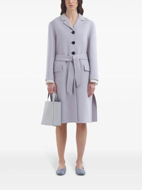 Marni logo-strap leather tote bag - Grey - zdjęcie produktu nr 2