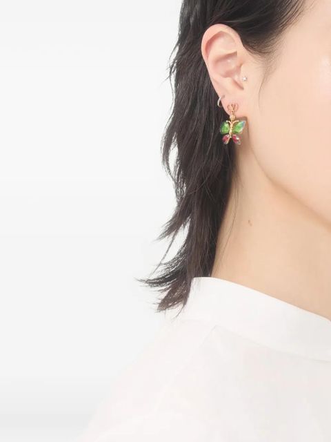 Valentino Garavani Vouloirvoler metal and enamel earrings - Gold - zdjęcie produktu nr 2