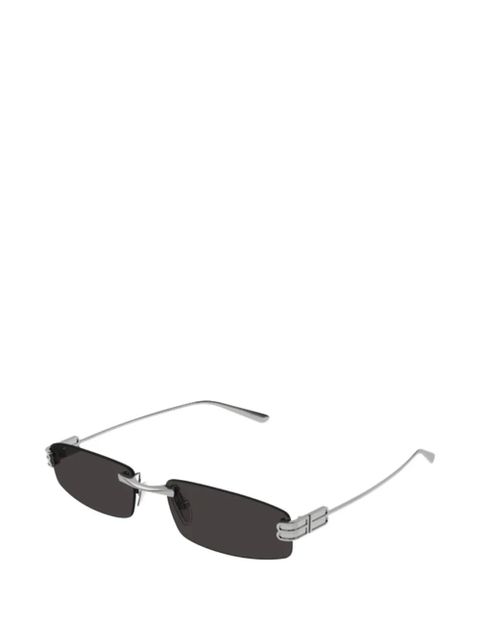 Balenciaga Eyewear logo-detail sunglasses - Silver - zdjęcie produktu nr 2