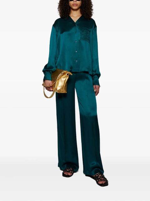 LOEWE silk trousers - Green - zdjęcie produktu nr 2