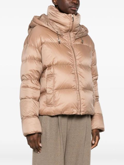 Max Mara hooded puffer jacket - Neutrals
