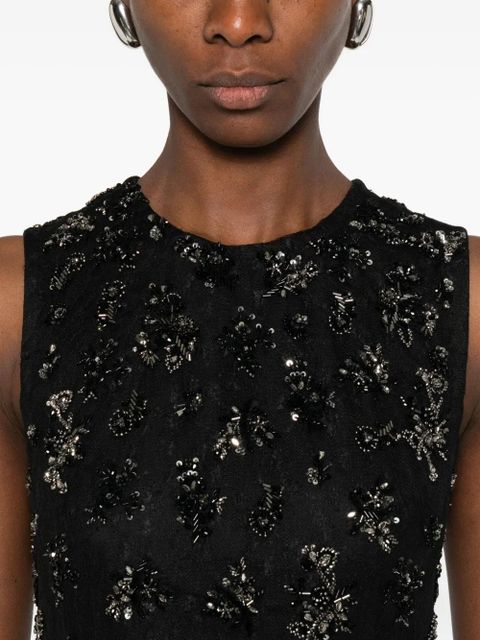 Simkhai Evelina embellished mini dress - Black