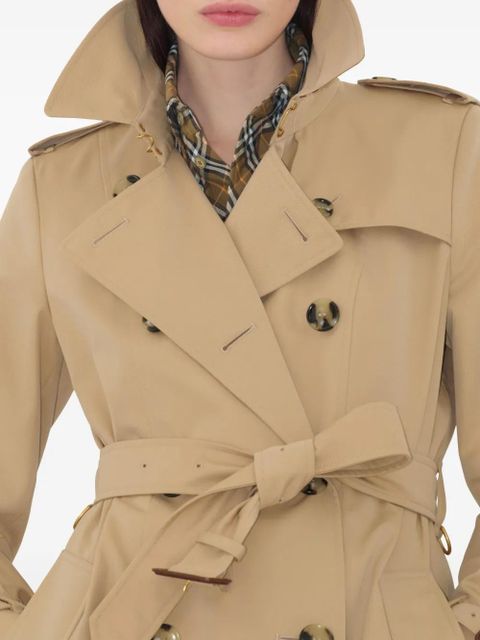 Burberry double-breasted trench coat - Neutrals