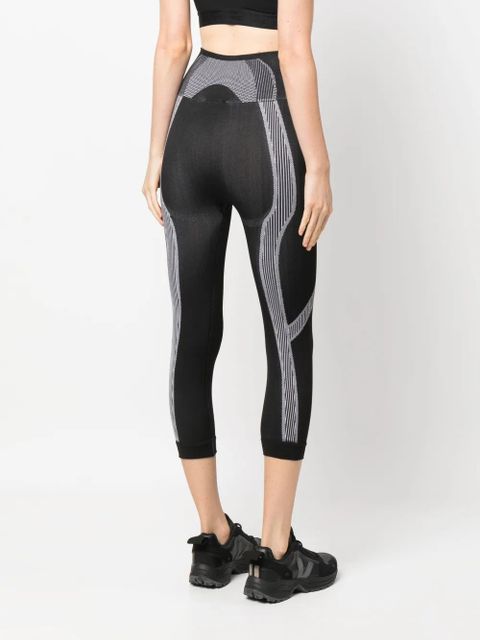 MISBHV logo-waistband cropped leggings - Black - zdjęcie produktu nr 2