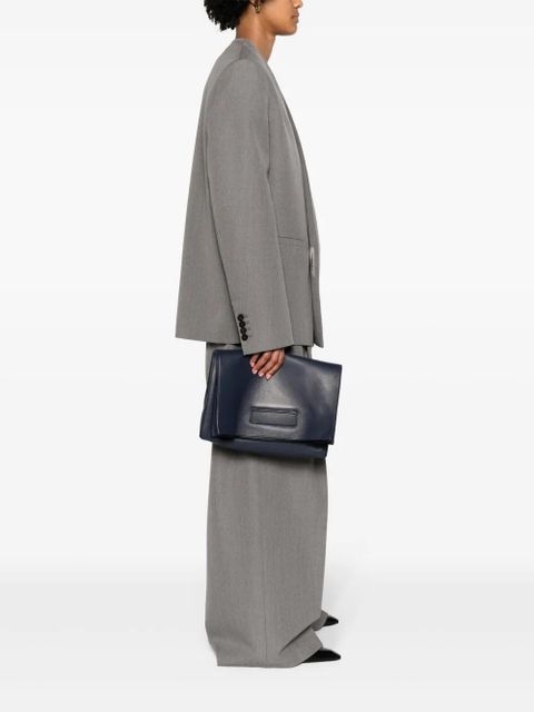 KHAITE Hudson leather tote bag - Blue