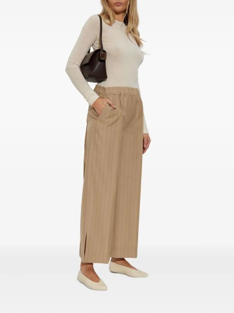 Jil Sander pinstripe elastic-waist trousers - Neutrals