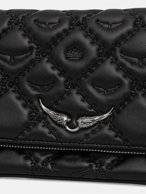 ZADIG&VOLTAIRE torebka skórzana kolor czarny LWBA04053