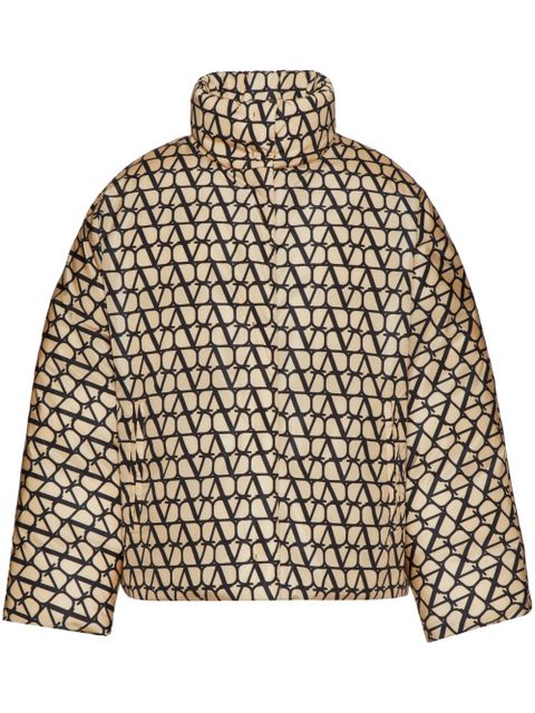 Valentino Garavani Toile Iconographe down jacket - Neutrals