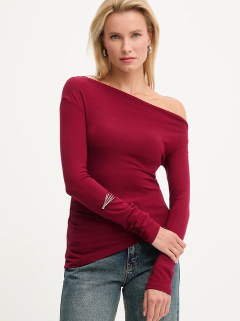 Answear.LAB longsleeve kolor bordowy - zdjęcie produktu nr 1