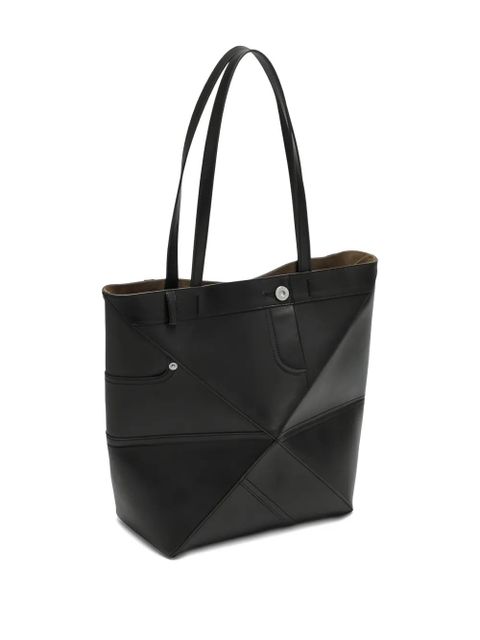 LOEWE panelled strap tote bag - Black