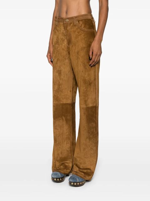 Golden Goose Melany straight-leg trousers - Brown
